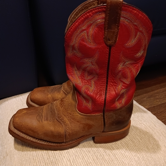 Double-H Boots® Men's 11" Domestic Wide Square Toe ICE Roper Boots Size 8D - Picture 3 of 9